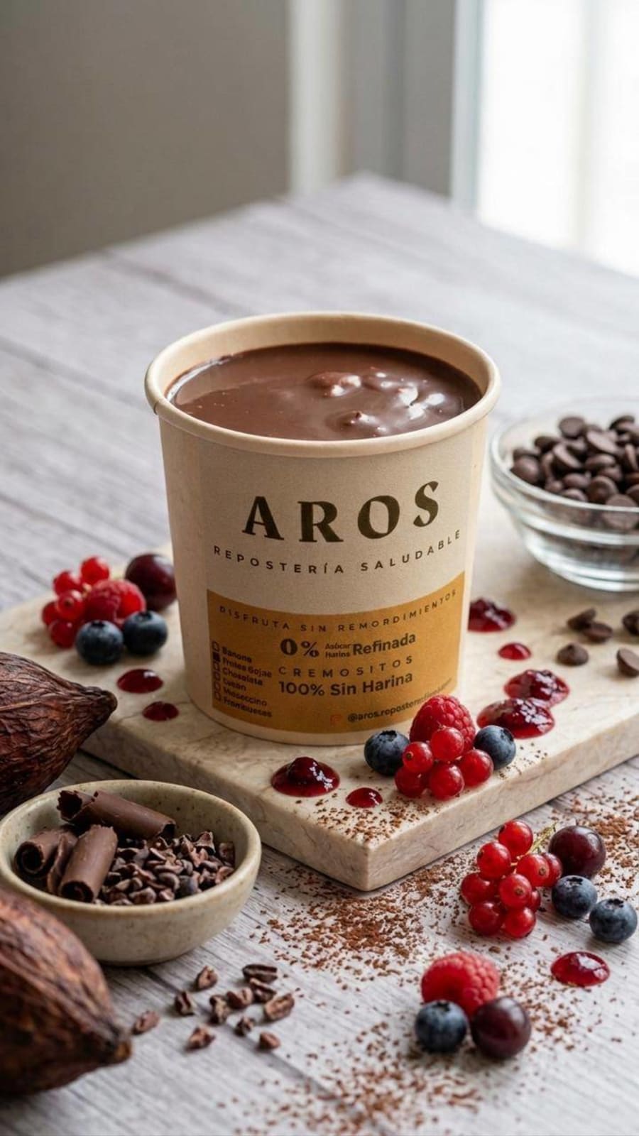 Cremosito Sabor Frutos rojos Capa Chocolate 1