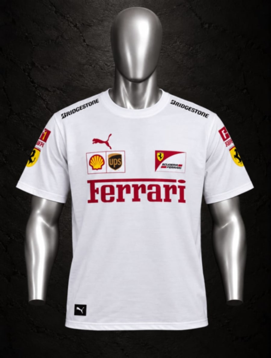 Camiseta PUMA x FERRARI “Scuderia Ferrari” — White 1