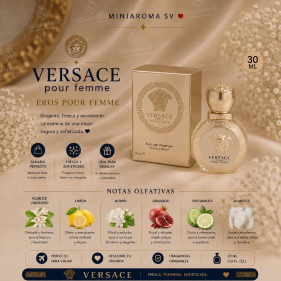 πβ¨ VERSACE EROS POUR FEMME β¨π 3