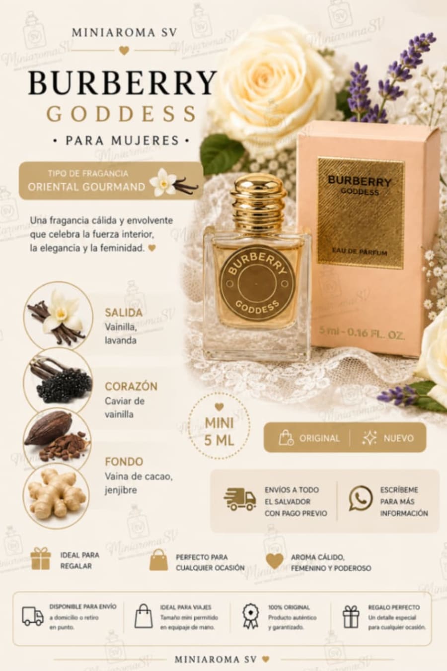 💛Mini Burberry Goddess EDP 5 ml💛 2