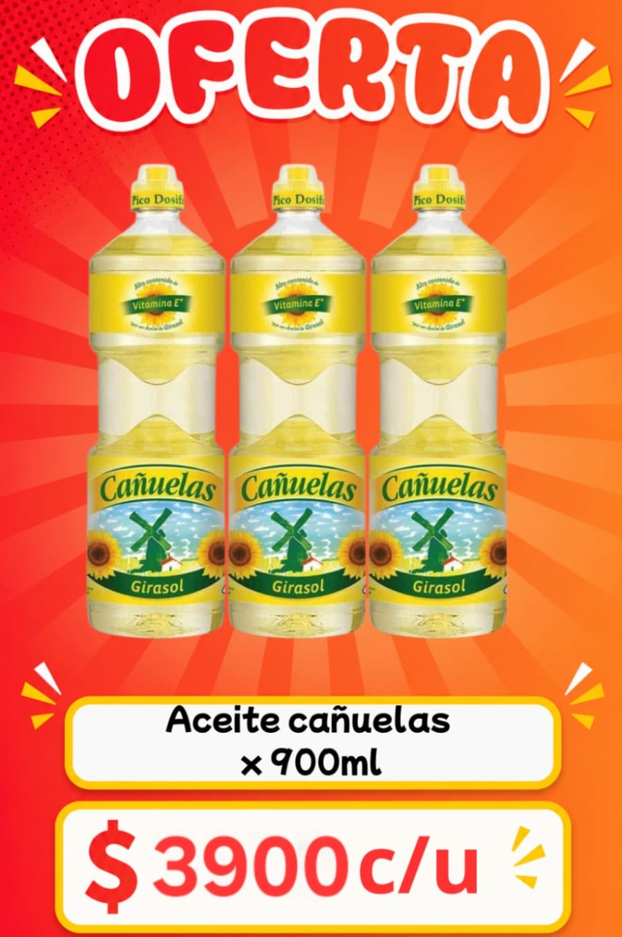 Aceite Cañuelas x 900ml 1