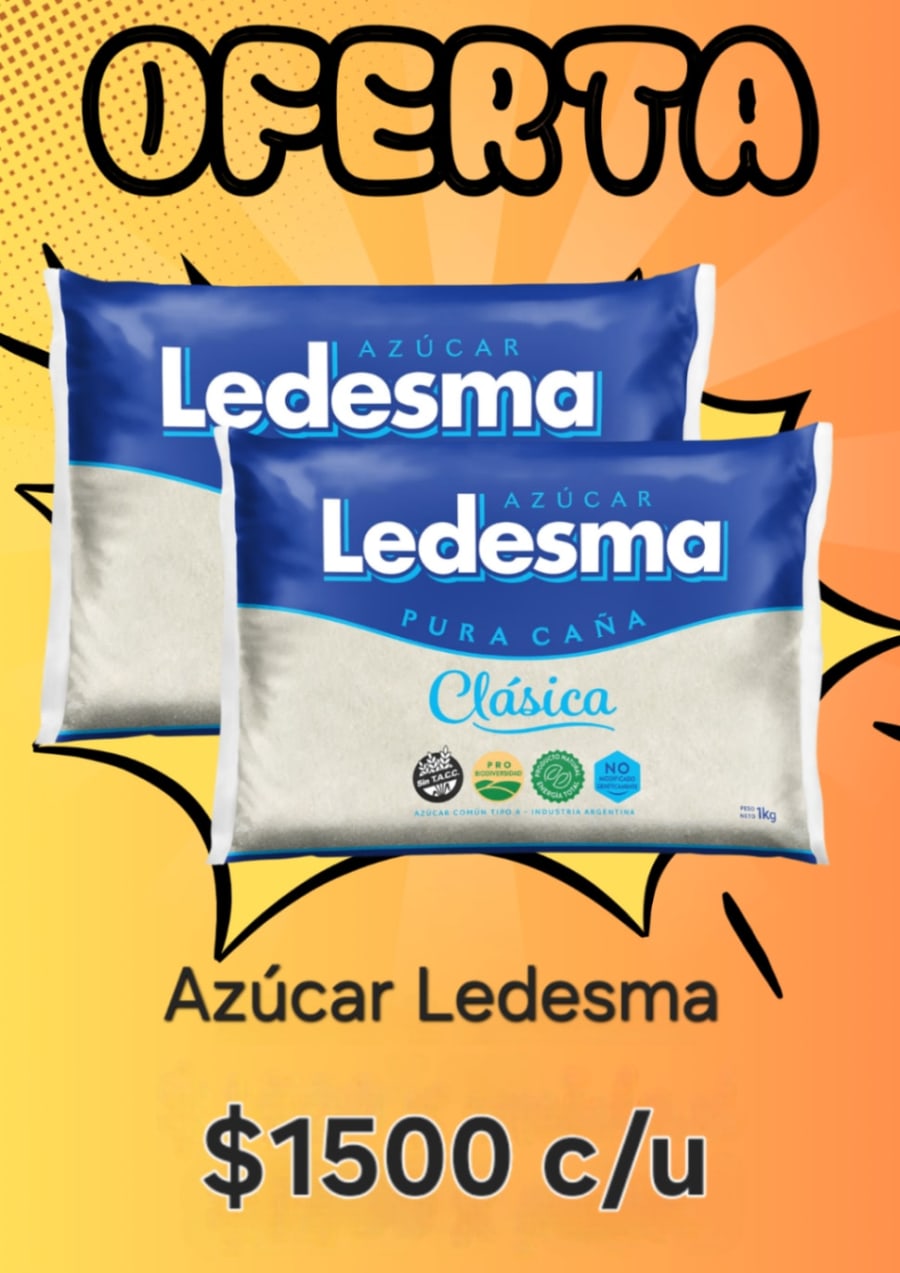 Azúcar ledesma x 1kg 1