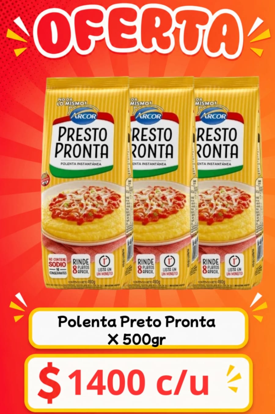 Presto Pronta x 500gr 1
