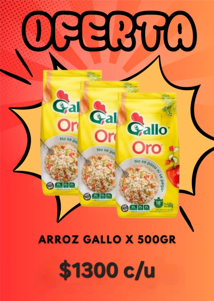 Arroz Gallo x 500gr 1