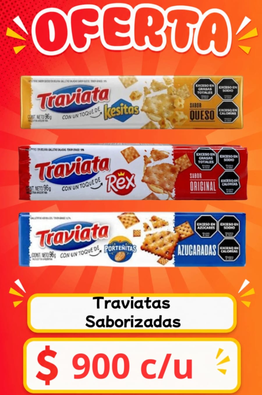 Traviatas saborizadas 1