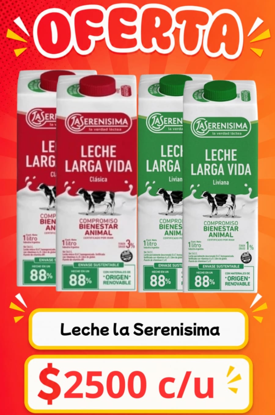 Leches La serenisima 1