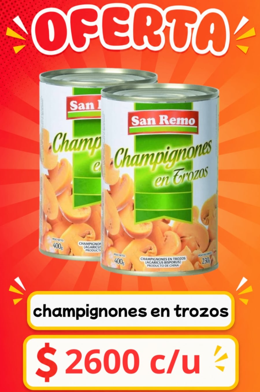 Champignones en trozos 1