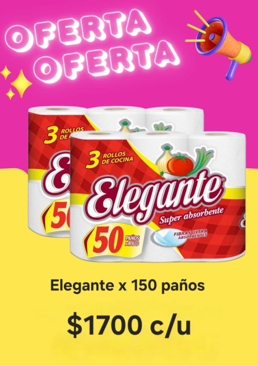 Elegante simple x 150 paños 1