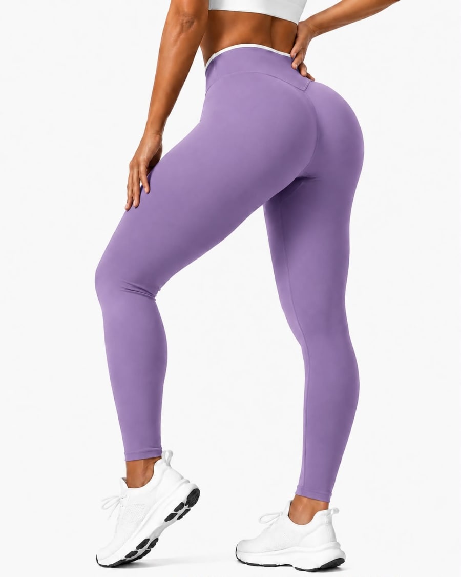Licra Deportiva Lila efecto push-UP 1