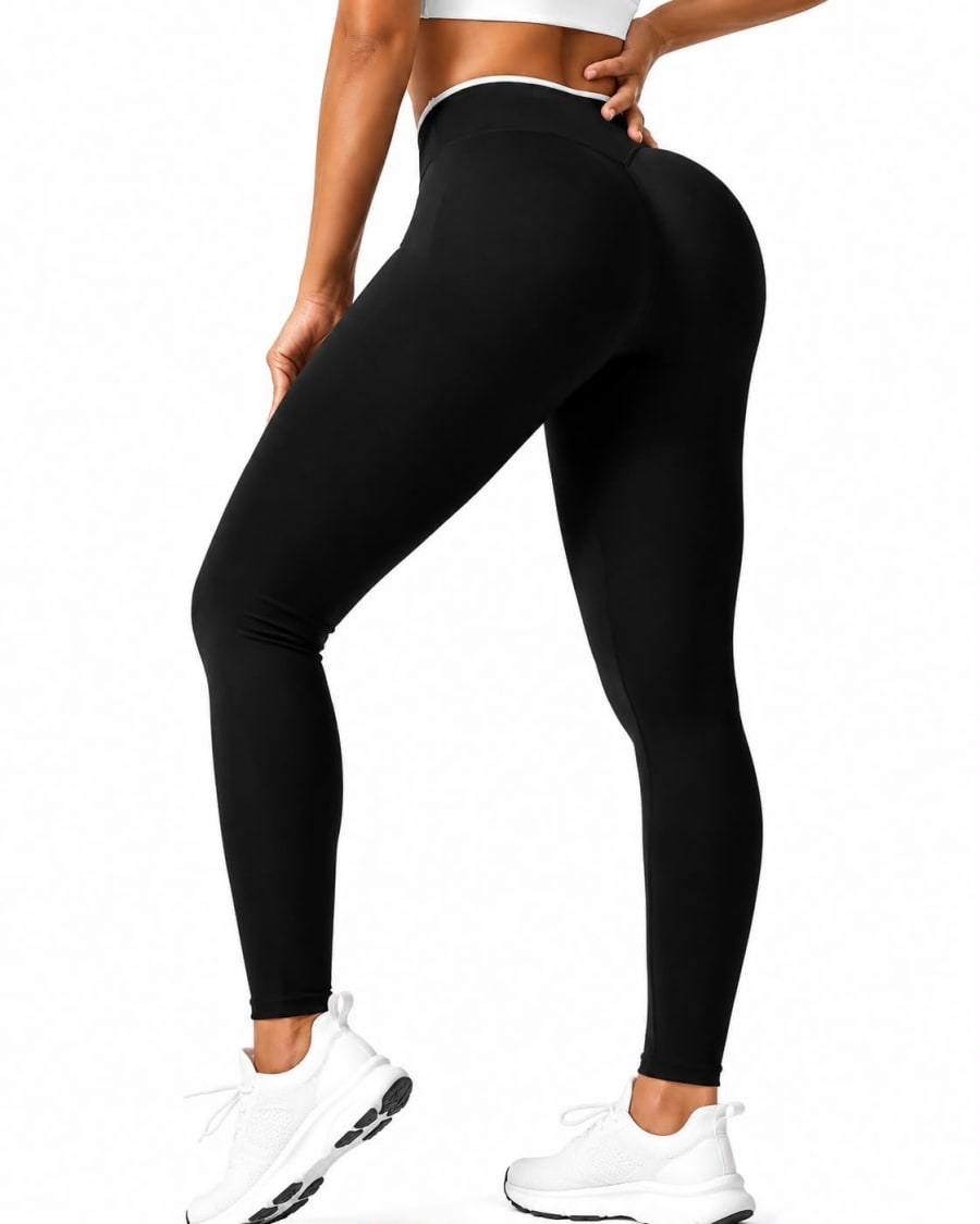 Licra deportiva negro efecto push-up invisible 2