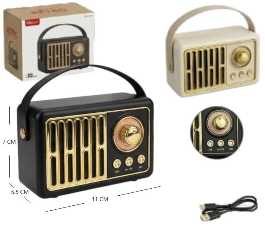PARLANTE KTS-2281 ESTILO RADIO 1