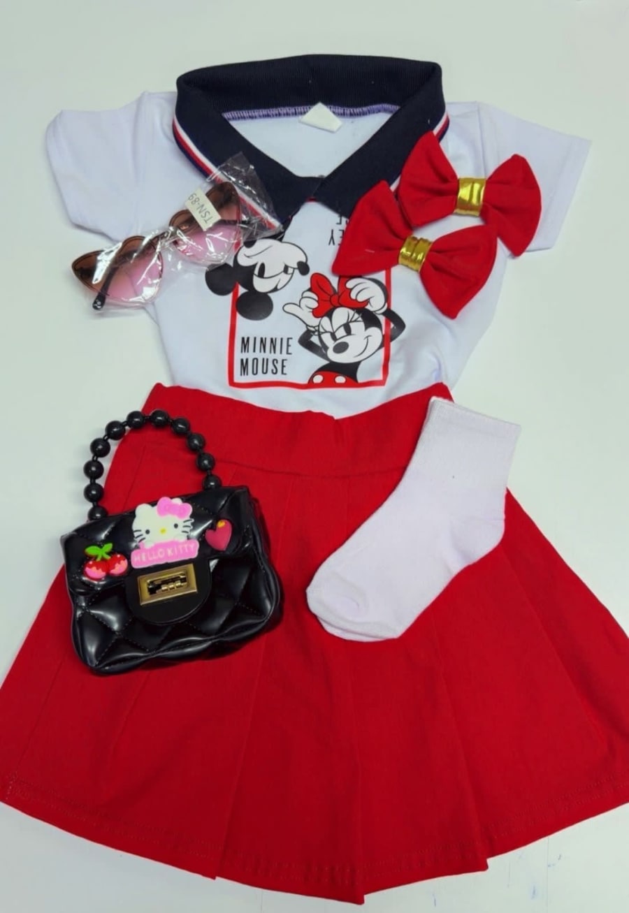 Conjucto Minnie 🖤🎀 3