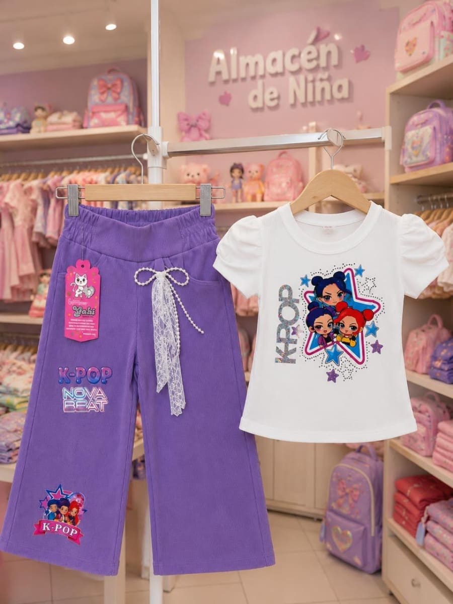 Sudadera sencilla guerreras K-pop’s 💜🎀👑 1