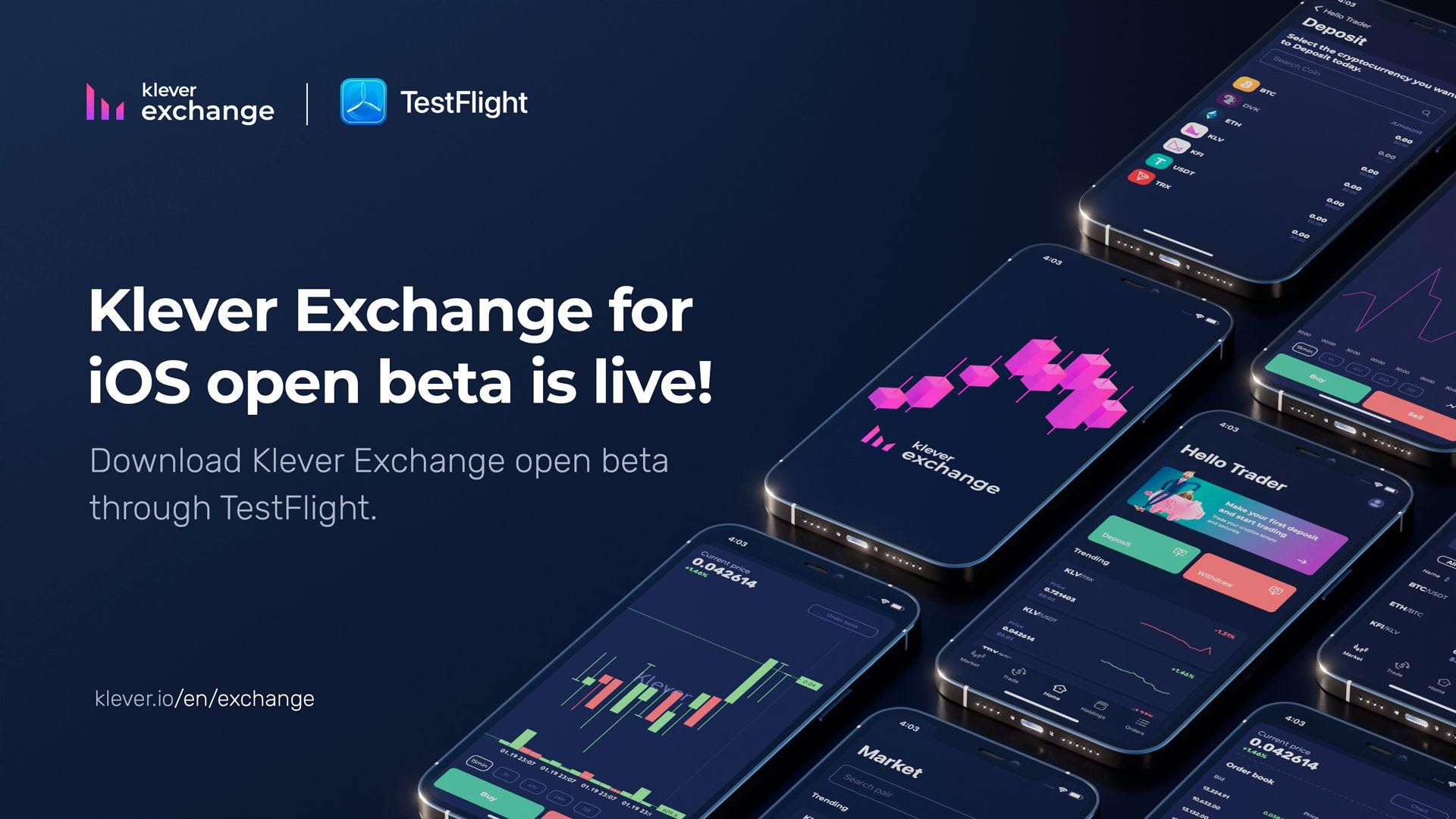 Klever Exchange iOS Open Beta