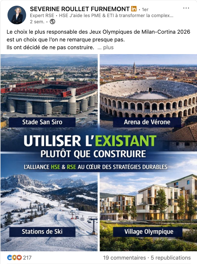 Publication de Séverine — 04 · Actualité + regard métier : 217 réactions, 19 commentaires et 5 republications.