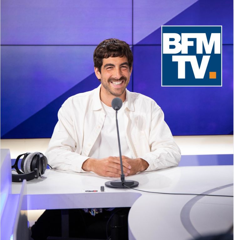 Jérémy lors de son intervention sur BFM TV
