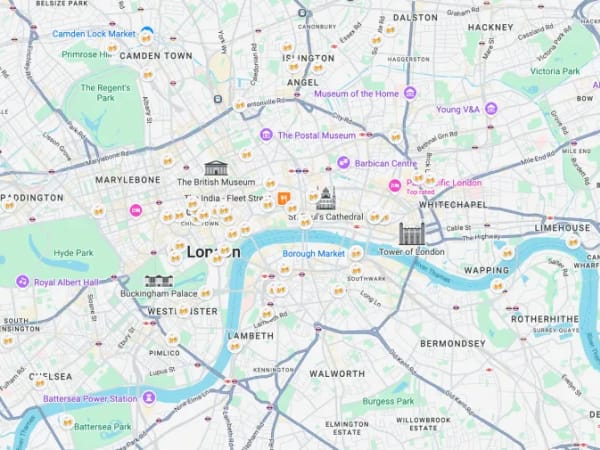 London Pub Map