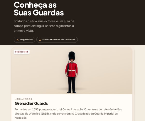 Um guia para distinguir cada regimento