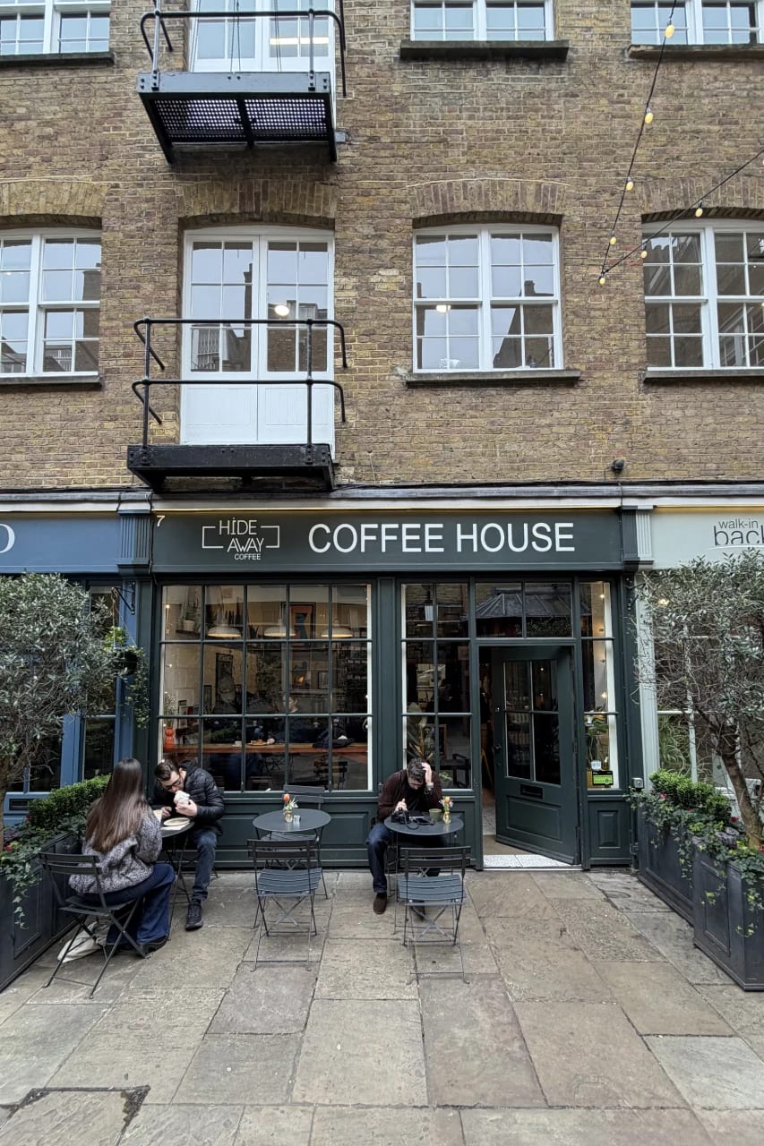 Mapa de Cafeterías de Londres
