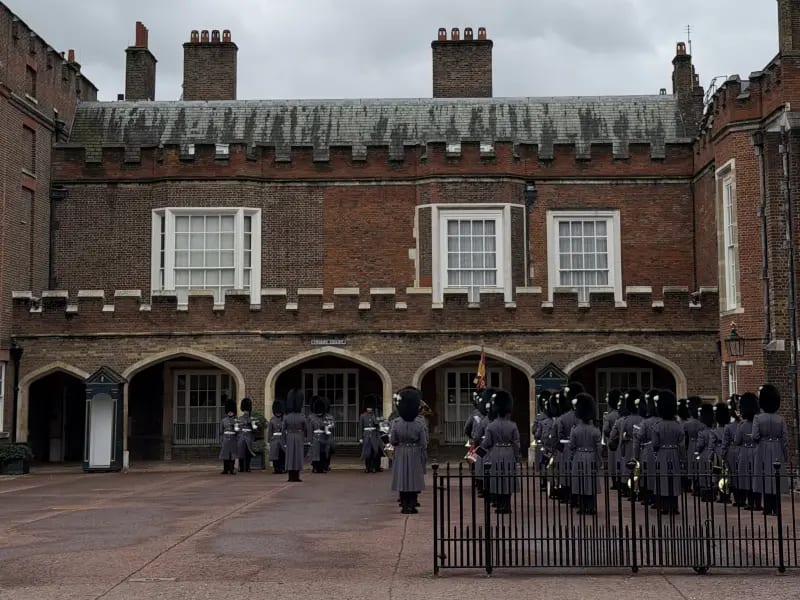 Changing of the Guard at Buckingham Palace, London