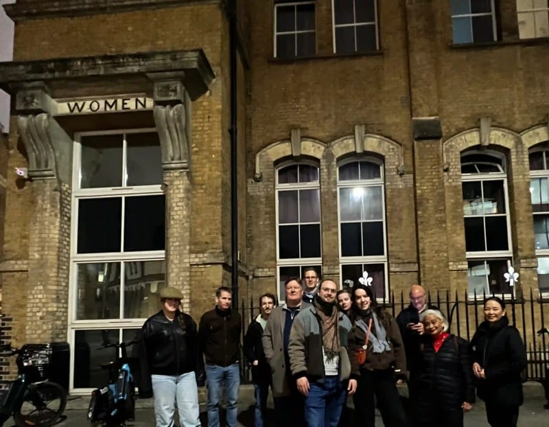 Jack the Ripper free walking tour group in London's East End