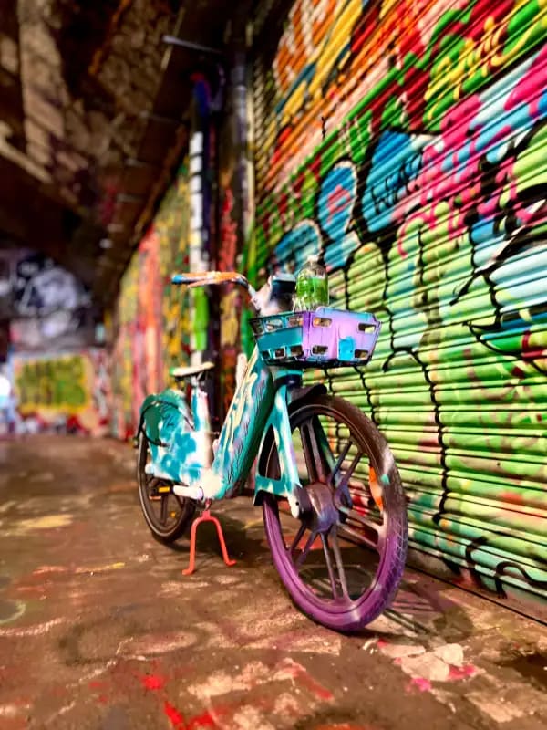 Leake Street Arches graffiti tunnel, Waterloo, London