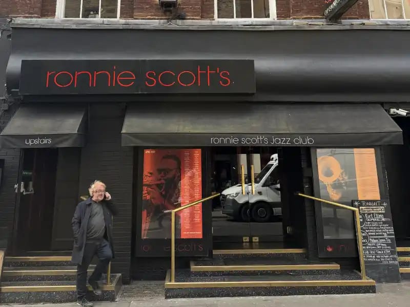Ronnie Scott's jazz club on Frith Street Soho London