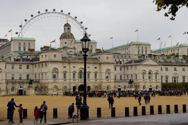 Royal Horse Guards Parade London — stop 3 on the Westminster self-guided walking route