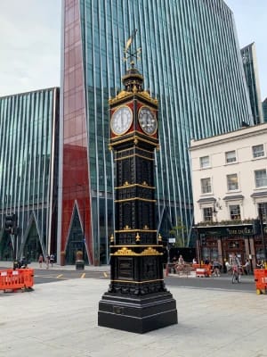 Little Ben Victoria Station London — the small hidden gem clock tower near Westminster
