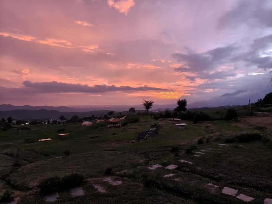 The landscape around Prakriti