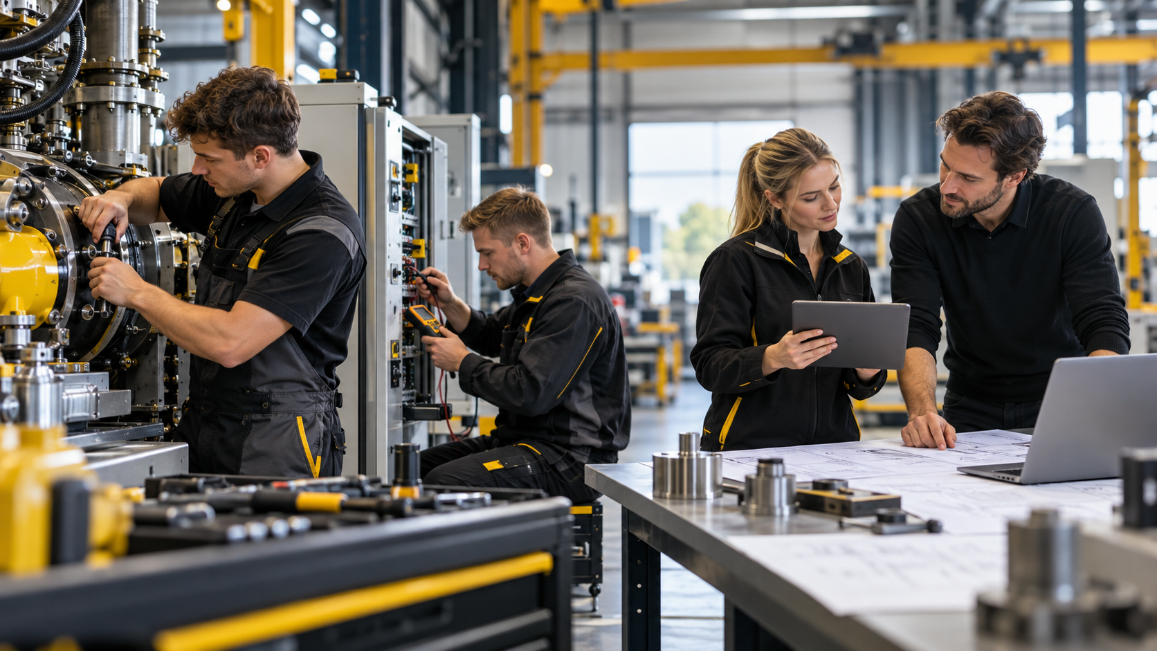 Wat is het verschil tussen een monteur, technicus, werkvoorbereider en engineer?