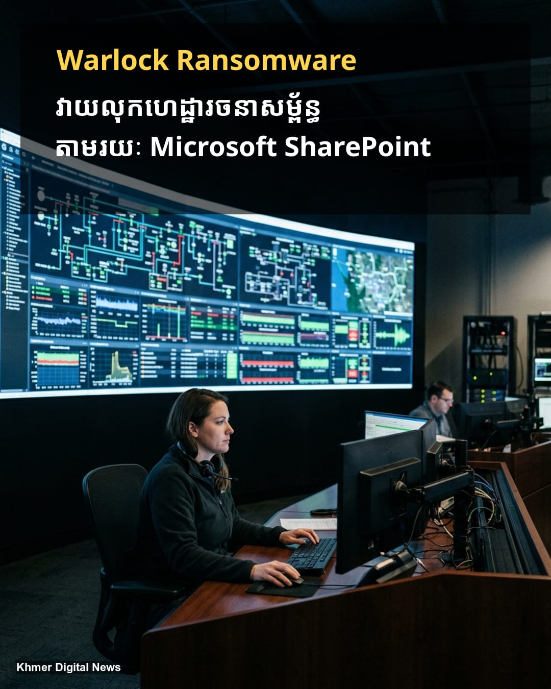 ក្រុម Ransomware 'Warlock' វាយប្រហារហេដ្ឋារចនាសម្ព័ន្ធសំខាន់ៗតាមរយៈ SharePoint