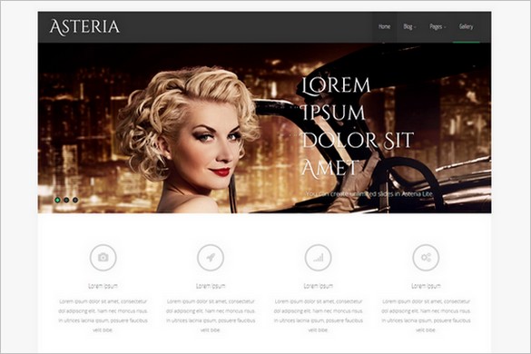 asteria - modern portfolio theme