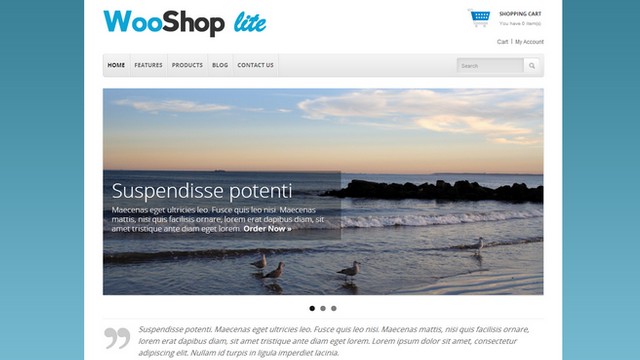 wooshoplite - classic ecommerce site template