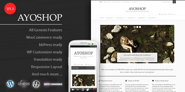 ayoshop - free minimal estore theme