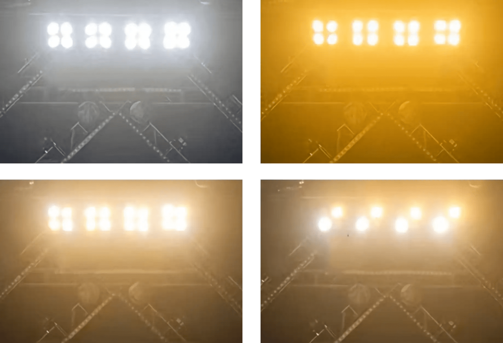 INFINITY BlazeCOB 4x100W — logo projection in light