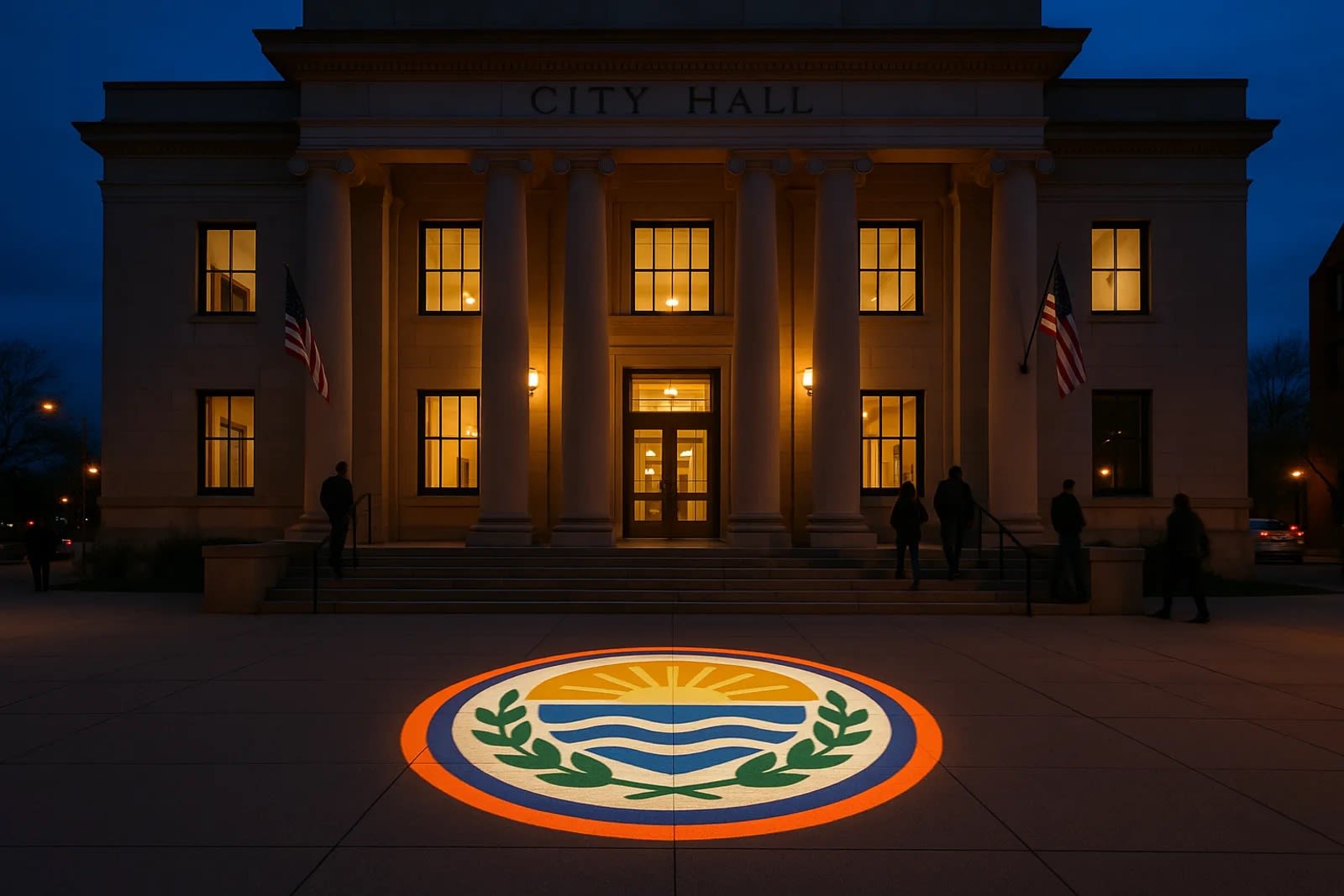 Real civic & public projections in action — Infinity Projectors