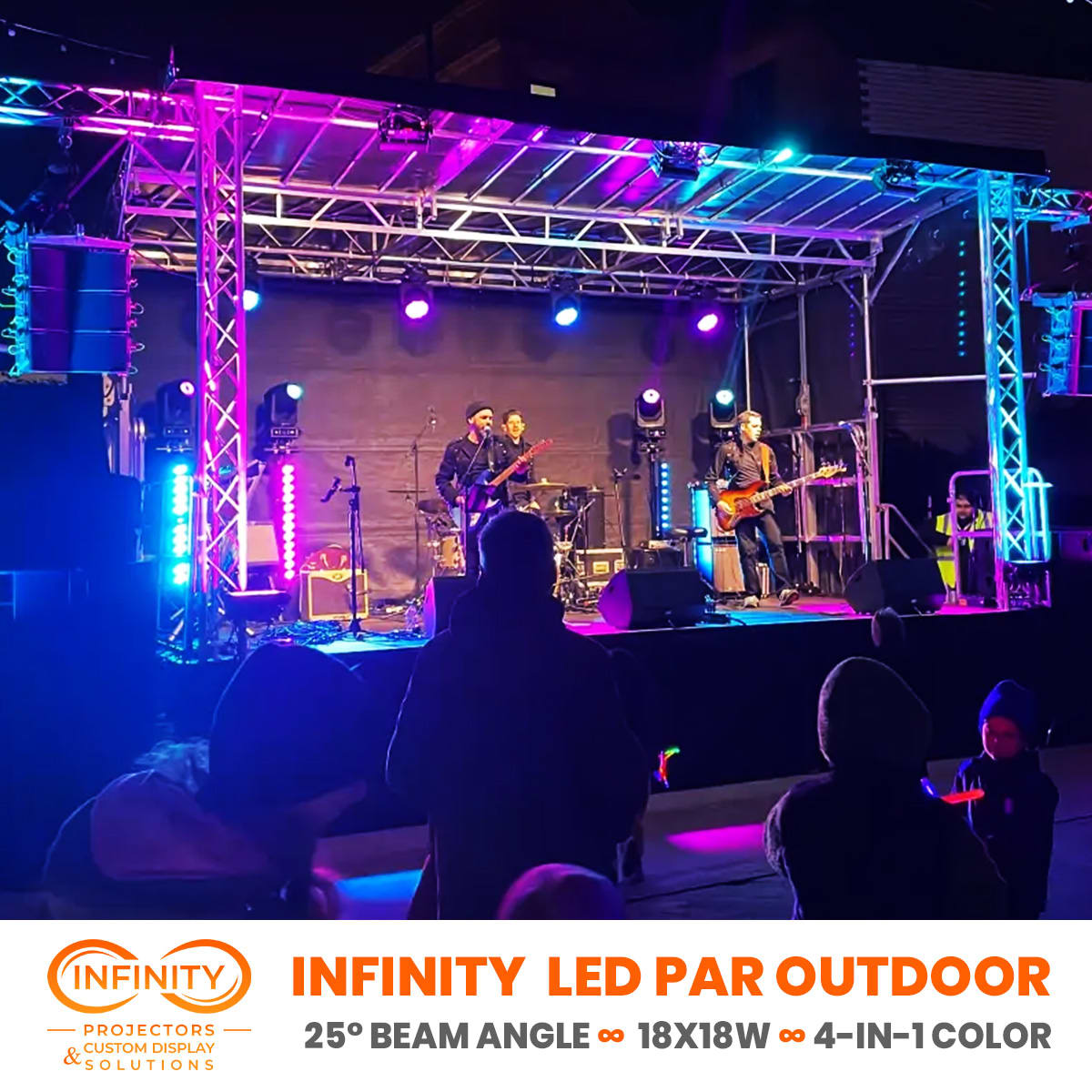 Real event & entertainment projections in action — Infinity Projectors