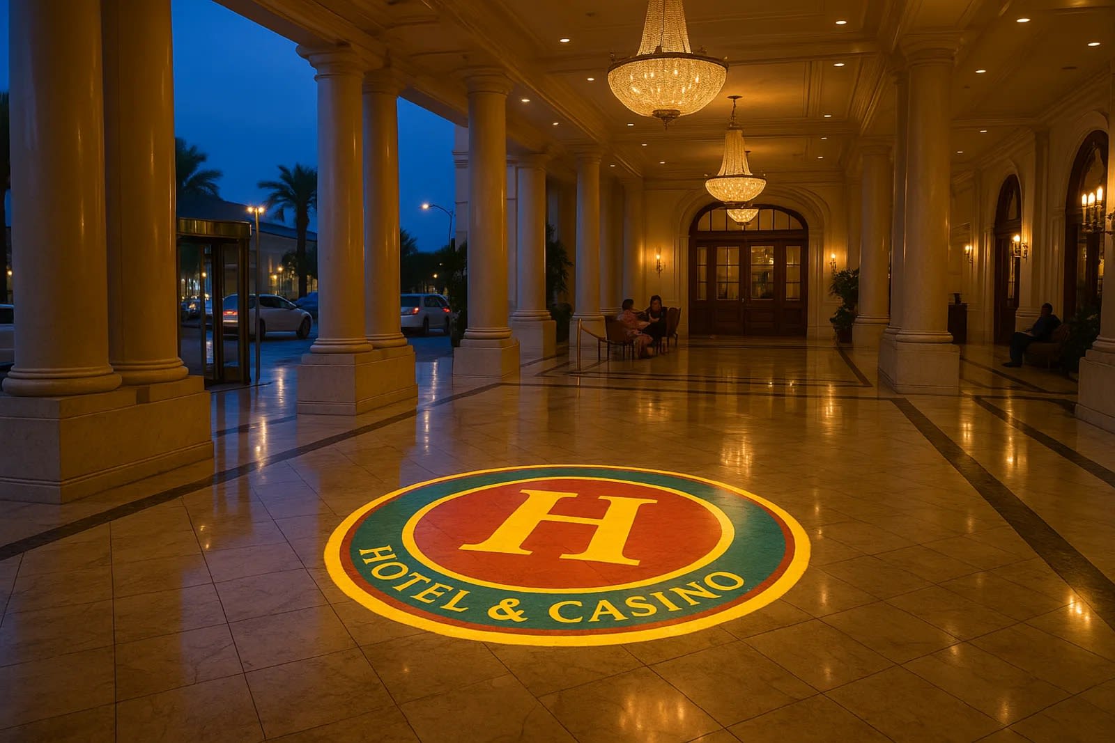 Real hospitality projections in action — Infinity Projectors