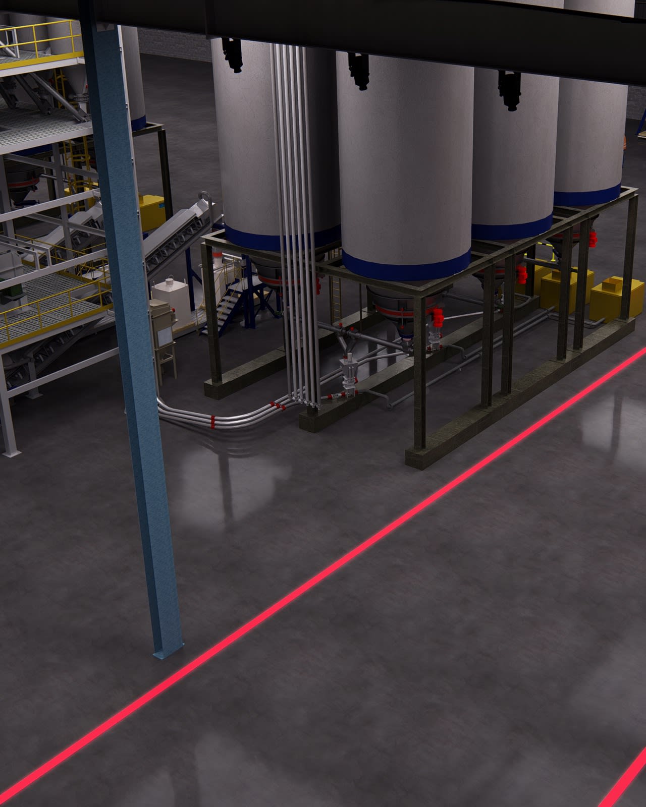 Real warehouse & facility safety projections in action — Infinity Projectors