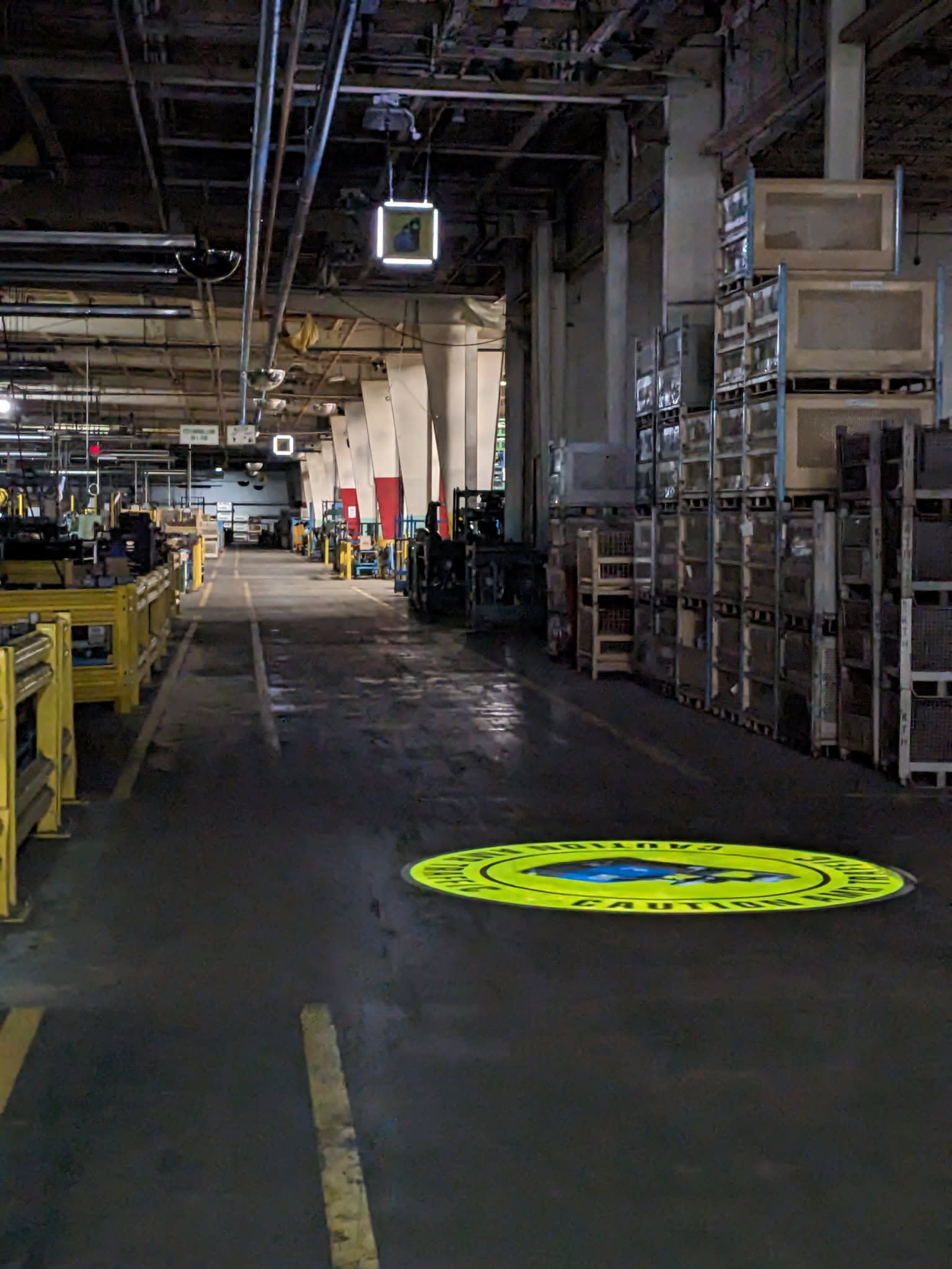Real transportation & logistics projections in action — Infinity Projectors