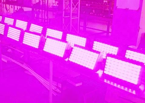 INFINITY FloodBeam 54x3W RGBW — logo projection in light
