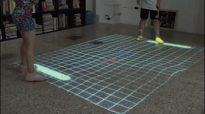 interactive projector demo video