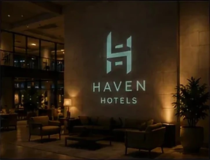 Real hospitality projections in action — Infinity Projectors