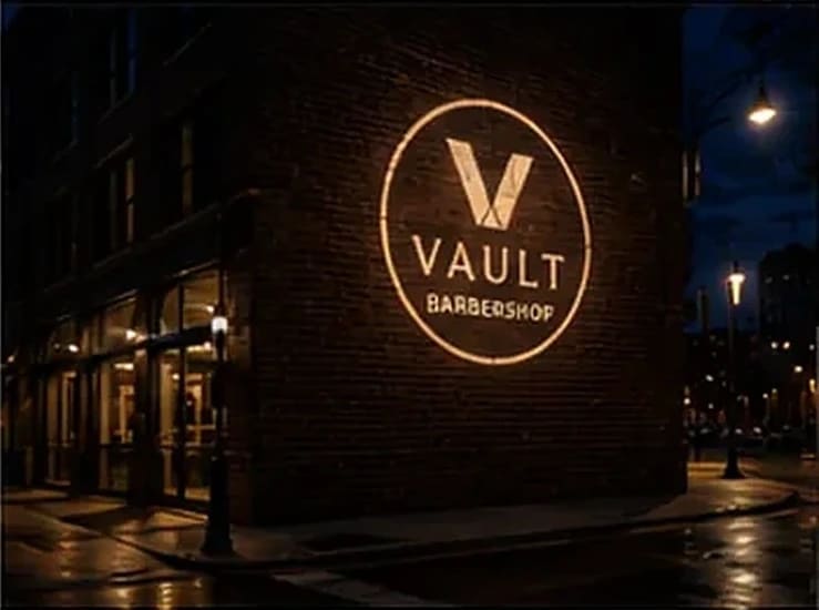 Real storefront projections in action — Infinity Projectors