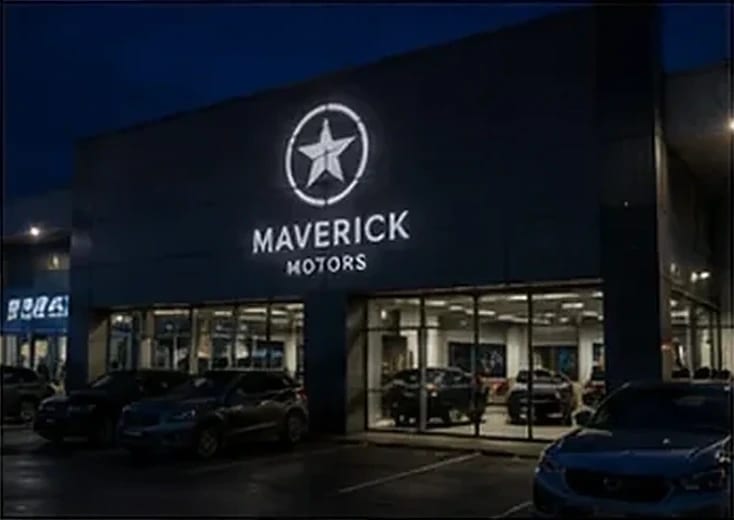 Real storefront projections in action — Infinity Projectors