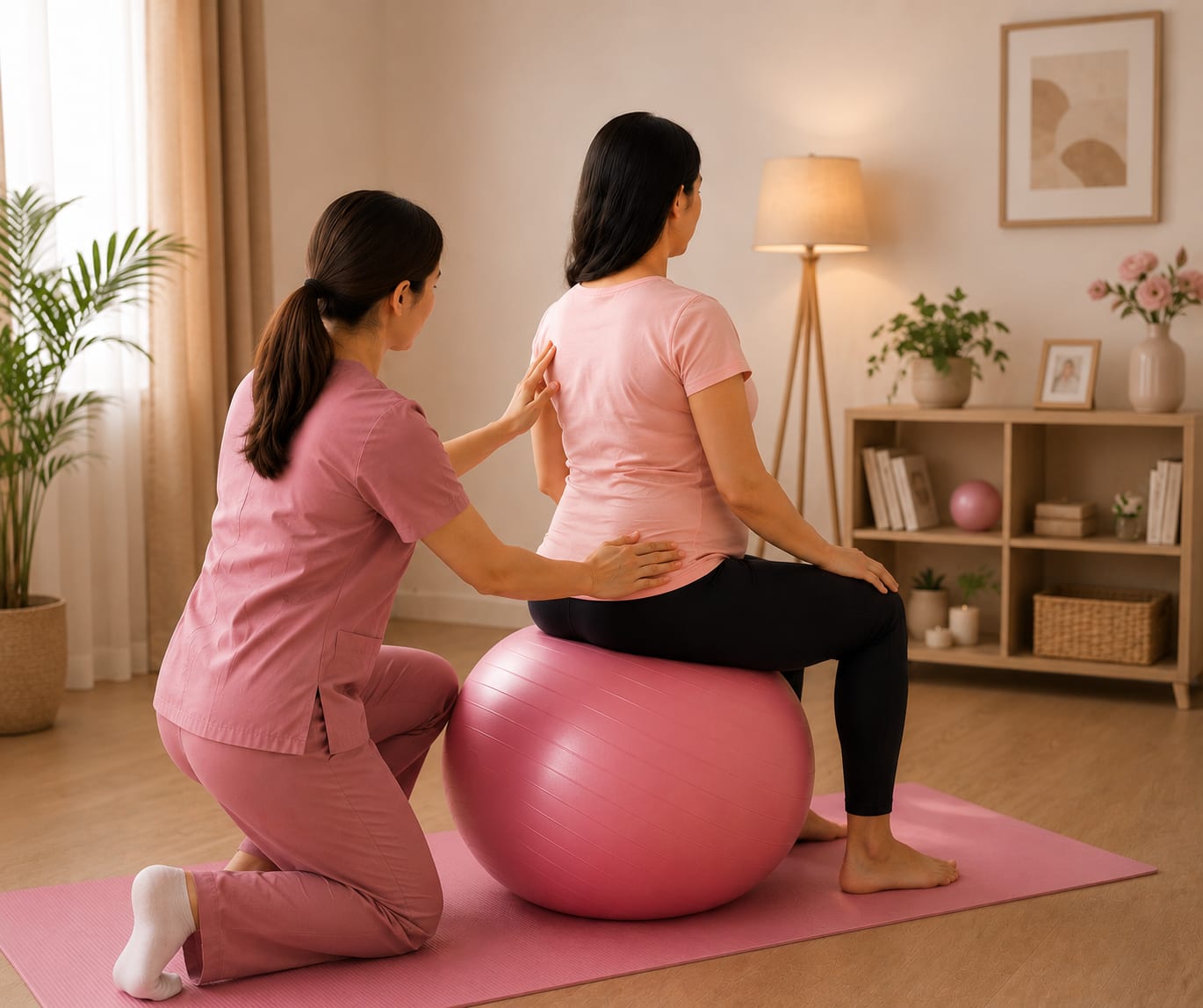 Pelvic floor physiotherapy at home