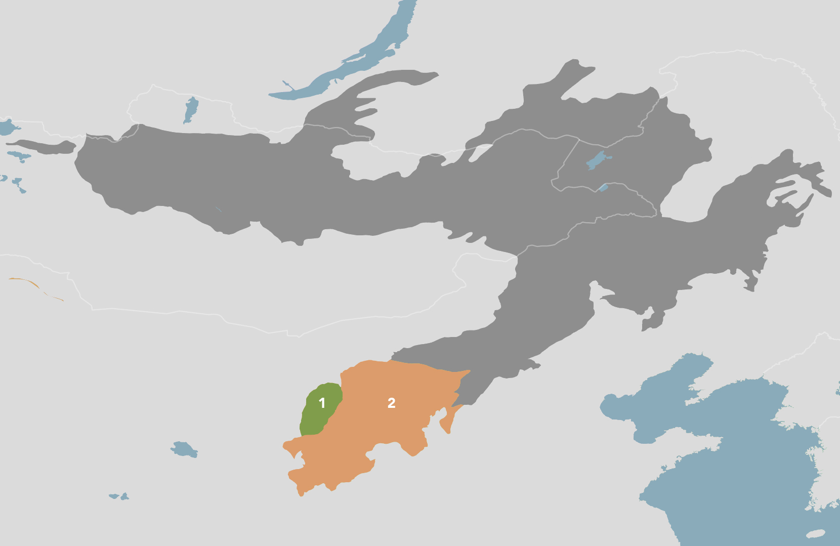 Bioregion map PA42