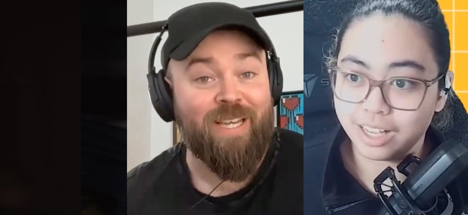 Jason Lengstorf and Zeu Capua on a Banner Image