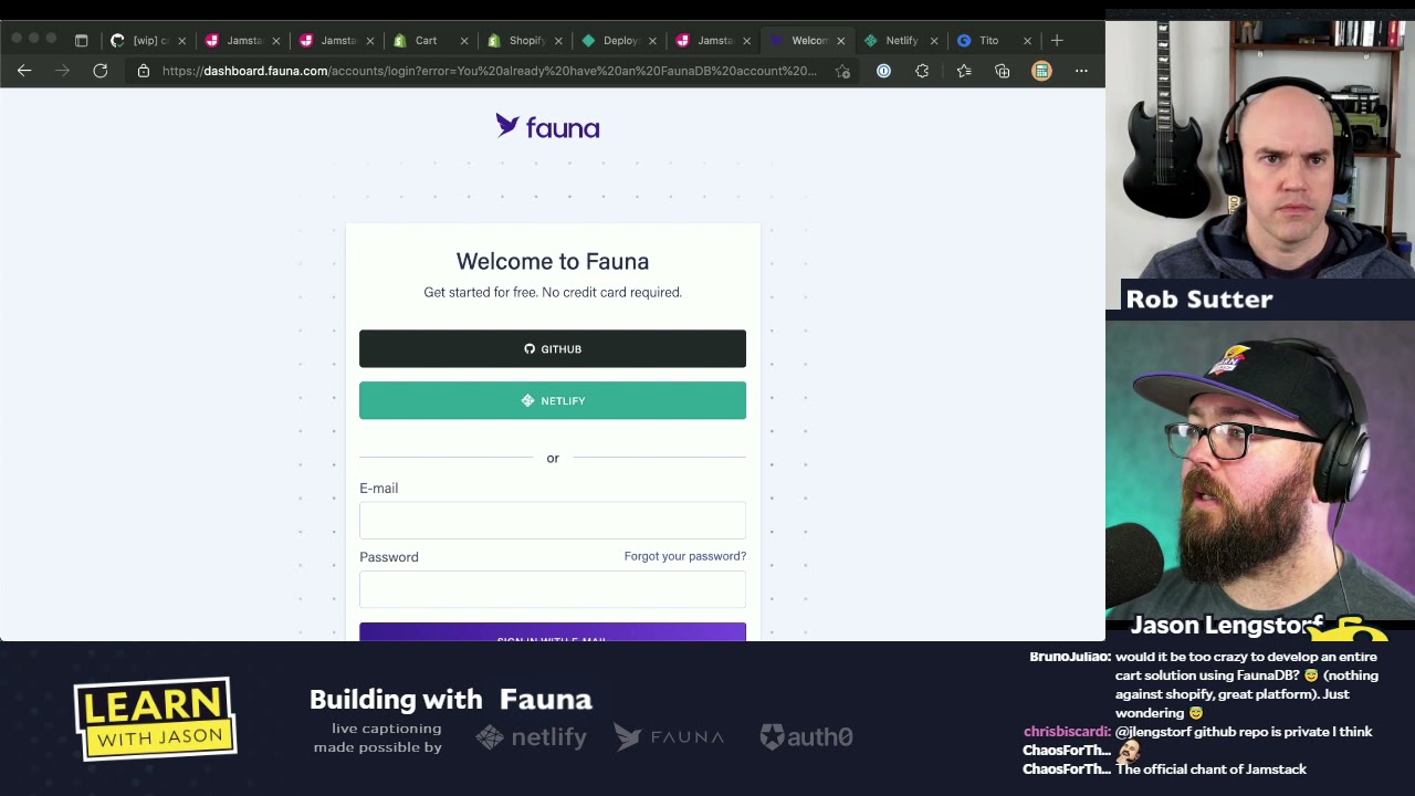 Custom Discount Codes With Fauna, Tito, and Shopify